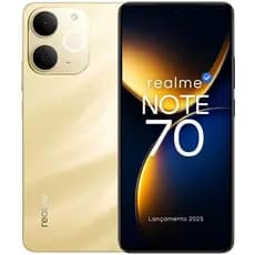 Realme Note 70 4G Com Tela 6,7 90Hz Bateria 6300mAh Android 15 IP54 E Ram Expandida