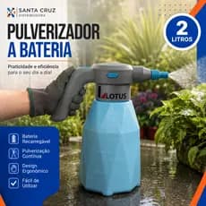 Pulverizador a Bateria 2000ml 1,5Ah Lotus Plus Recarregável