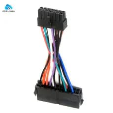 Cabo De Alimentação De 24 Pinos Para 14 ATX 24P 14P Adaptador Placa-Mãe