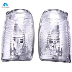 1 Par De Lente Indicadora Transparente Para Espelho Retrovisor De Porta Lateral Direita E Esquerda Transit Mk8 2014 Em D