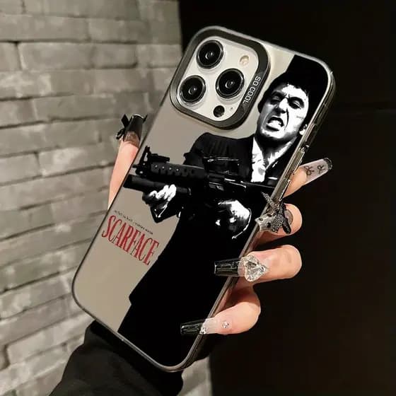 Capinha Estilo Filme Vintage Anti-impacto iPhone 17 plus XS max XR 11 pro 12 13 15 16 14 PLUS 7 8 PLUS Casos