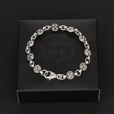 Moda corvo estrela novo estilo esculpido cruz única na moda Popular estilo Punk europeu americano Retro casal pulseira m