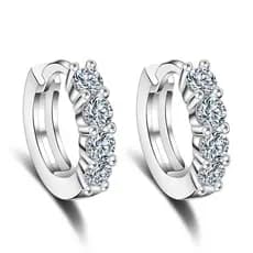 925 Brincos De Prata Da Moda Feminina/Pérolas Diamante Brilhante design Para Meninas