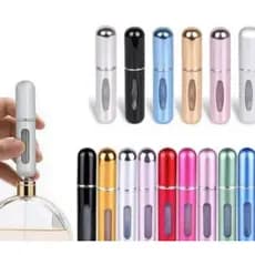 Kit 6/12 Unidades Porta Perfume Recarregavel Portatil Spray 5ml