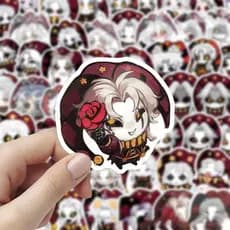 60 Unidades HOT The Freak Circus Pierrot Arlequin Jester Anime Adesivos DIY Decoração Laptop Telefone Mala Notebook Etiq