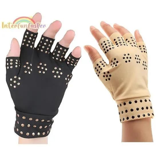 [Nterfunfasterfunb] Luvas Magnéticas Tratamento De Artrite Suporte De Compressão Terapia Pressão Articular Antiderrapant
