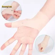 1 par  Silicone Gel Terapia Magnética Pulso Polegar Suporte Luva Corretor De Artrite