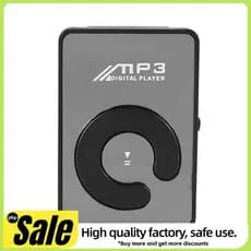 Mini Clipe De Espelho USB Digital Mp3 Music Player Com Suporte Para Cartão SD TF De 8 Gb