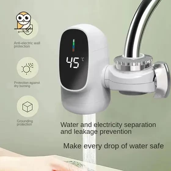 3000W Instant Electric Hot Water Aquecedor Torneira Display Digital Aquecimento De Água Para De Banheiro
