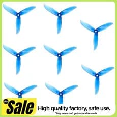 8 Peças T5045C PRO Hélice Tri-Lâmina FPV 4CW + 4CCW Para Freestyle Drone Quadcopter Parte