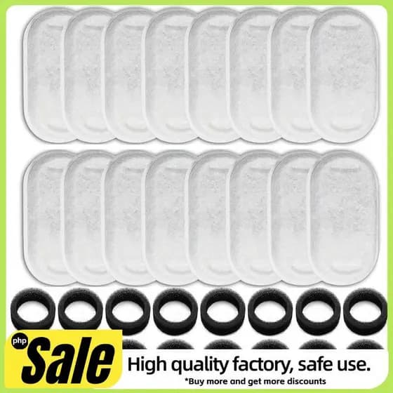 Conjunto Completo De 16 Filtros De Substituição De Fonte Cat Para Dispensadores De Água 108/3.2L E 67oz/2L