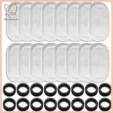 [elva_burns.br] Conjunto Completo De 16 Filtros De Substituição De Fonte Cat Para Dispensadores De Água 108/3.2L E 67oz/