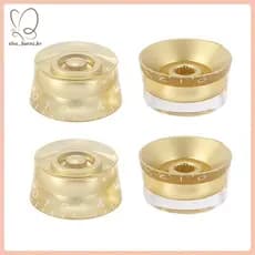 [elva_burns.br] Botões De Velocidade De Controle De Guitarra Elétrica Para Gibson Les Paul LP Knob Peças De Reposição Do