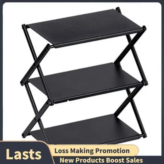 Rack De Armazenamento De Mesa Para Acampamento Ao Ar Livre De Piquenique Portátil