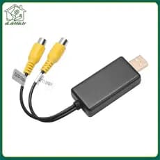 [eli_dobbin.br] Interface Da Caixa Adaptadora De Saída De Vídeo USB Para CVBS Conecte Ao Dispositivo De Exibição De Moni