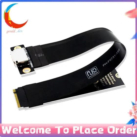 M . 2 NVMe Para Cabo De Extensão Oculink SFF-8611-8612 Adaptador Fêmea De Placa Gráfica De Laptop