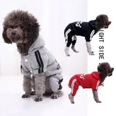 Macacão De Inverno Cachorro Quente Macio Camisola Casual Para Pijamas Pequeno Médio