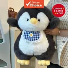 Pinguim Brinquedo De Pelúcia Tamanho Grande Para Crianças Presentes De Aniversário Kawaii Dos Desenhos Animados Estilo J