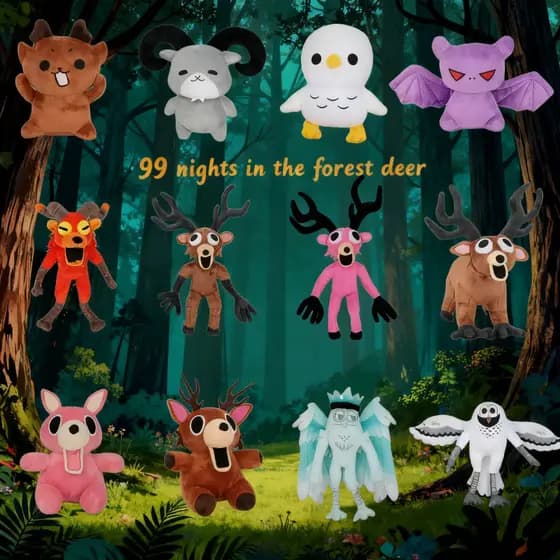 38cm 99 Noites Na Floresta Cervos Brinquedos De Pelúcia Veados Boneca Presente De Aniversário Natal Para Crianças Decora