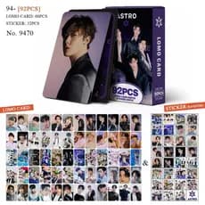 K-POP 60pcs/box com 32pcs adesivo ASTRO Photocard Pronto Para Ser Cartão LOMO Postal De Coleção