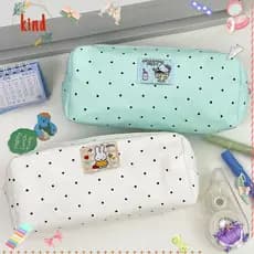 Bolsa De Caneta KIND , Lápis Kitty/Miffy De Lona , Papelaria Multifuncional De Grande Capacidade De Volta Às Aulas
