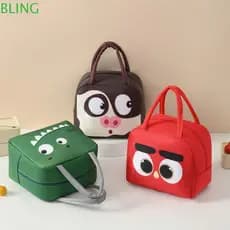 Saco De Almoço Dos Desenhos Animados BLING , Sacos Isolados Da Lancheira Do Pano Térmico Portáteis Alimento