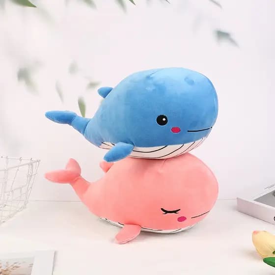 35CM Baleia De Pelúcia Almofada Dolphin Doll Cushion Home Decor Kid Gift 07VW