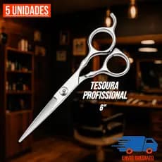 Tesoura 6 Polegadas Profissional Aço Inox Cabeleireiro