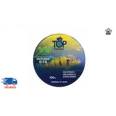Linha de Pesca Top Fishing Multifilamento 8x 100 Metros