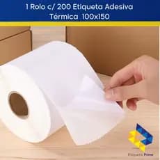 Etiqueta Adesiva Térmica 10x15cm 200 400 500 unidades Para E-commerce