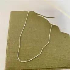 CORRENTE PRATA 925 VENEZIANA 50 CM