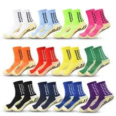 9 pares de meias antideslizante de malha clássica respirada meias meias de futebol