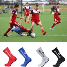 5 duplas meias de futebol com base de toalha espessada profissional FS homens e mulheres