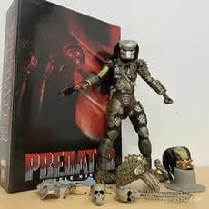 Figura NECA do Caçador da Selva Predator, Figura de Ação Alienígena, Modelo Colecionável, Brinquedo Articulado, Presente