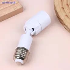[WillbehotB] Adaptador Extensor Universal de Lâmpada LED E27 para E27, Lâmpada Rotativa 360 Graus, Base Ajustável E27 FF