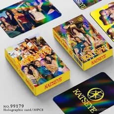 30 Pçs/set Kpop Idol KATSEYE Photocards Laser lomo Cartões Para Coleções De Fãs