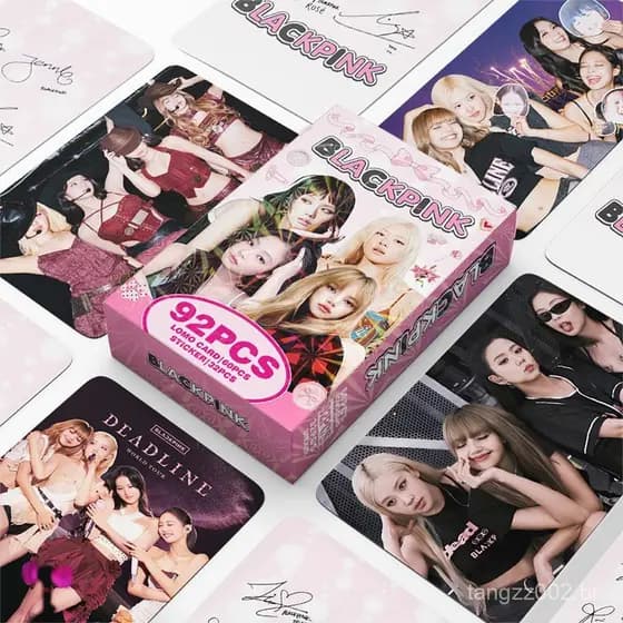 92 Unidades/Caixa BLACKPINK Photocards Álbum KPOP LOMO Cartão De Coleção De Adesivos