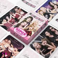 92 Unidades/Caixa BLACKPINK Photocards Álbum KPOP LOMO Cartão De Coleção De Adesivos