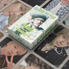 50pcs/box EXO BAEKHYUN Cartões Laser Fotográficos LOMO Card KPOP Álbum