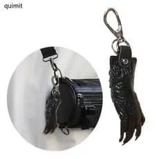 QUIM Jacaré Garra Forma Saco Charme Elegante Acessório De Telefone Para Bolsas E Carteiras Adiciona Um Toque De Elegânci