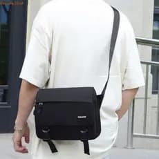 Bolsa Crossbody Masculina HUIJIANG , De Telefone À Prova D'água Ombro De Estudante , Com Mensageiro De Vários Bolsos