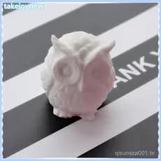 [takejoynewBR] Molde De Vela De Coruja 3D Silicone Para Fazer Velas Moldes De Resina Artesanais DIY Tbr