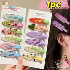 Grampos De Cabelo YEE , Sem Curvatura Vinco , Presilhas , Cocar Costura , Desenho Animado , Cabeça De Frutas , Clipe Lat