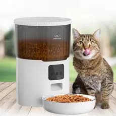 Alimentador Automático Newpet 4L com Gravação de Voz para Cães e Gatos