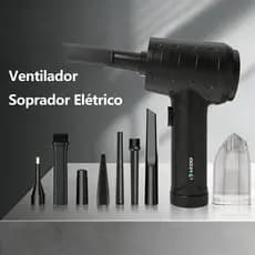 Vedo Ventilador Soprador Elétrico Turbo 2 em 1 Sem Fio Portátil com Função de Aspirador