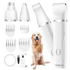 Newpet 4 in 1 Máquina Para Tosar Cachorro Profissional Pet De Corte Cabelo Tosador de Cães Pet Hair Clipper