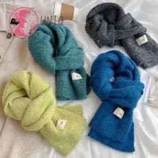 Xale Feminino Uniqlo, Elegante Cachecol de Pelúcia de Inverno, Capa de Mohair Adequada para Meninas Xale OVJG