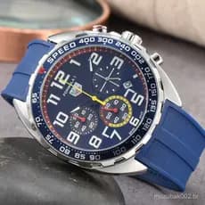 Relógio Masculino F1 Fashion Sports Series com 6 Ponteiros, Multifuncional, Quartzo, Pulseira de Aço/Borracha