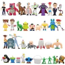 Anime Toy Story Woody Buzz Lightyear BO PEEP Lotso Figuras Miniaturas Bonecas Jessie Rex Kit De Brinquedos Infantis