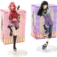 20-23cm Shippuden Figuarur Anime Gals Hyuuga Hinata Sakura Haro Figura De Ação Colecionável Modelo Brinquedo